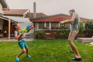 Backyard Water Fight Game