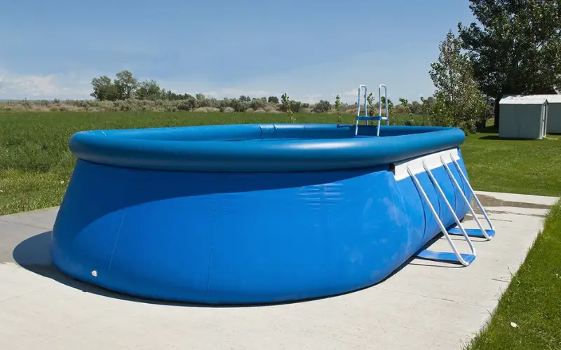 Inflatable Pool on Concrete