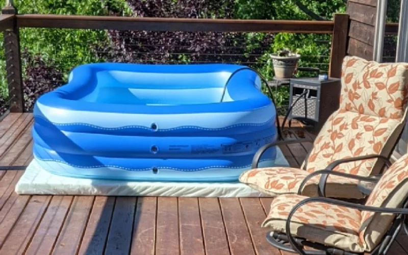 Is It Safe to Put an Inflatable Pool on A Deck