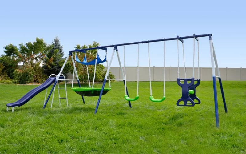 How To Anchor a Metal Swing Set