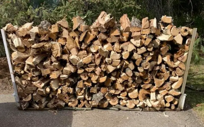 Firewood Rick Size