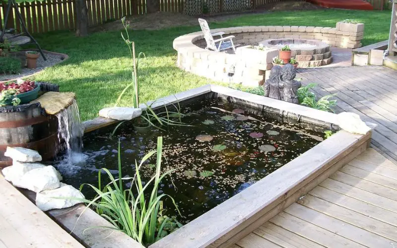 Square Koi Pond