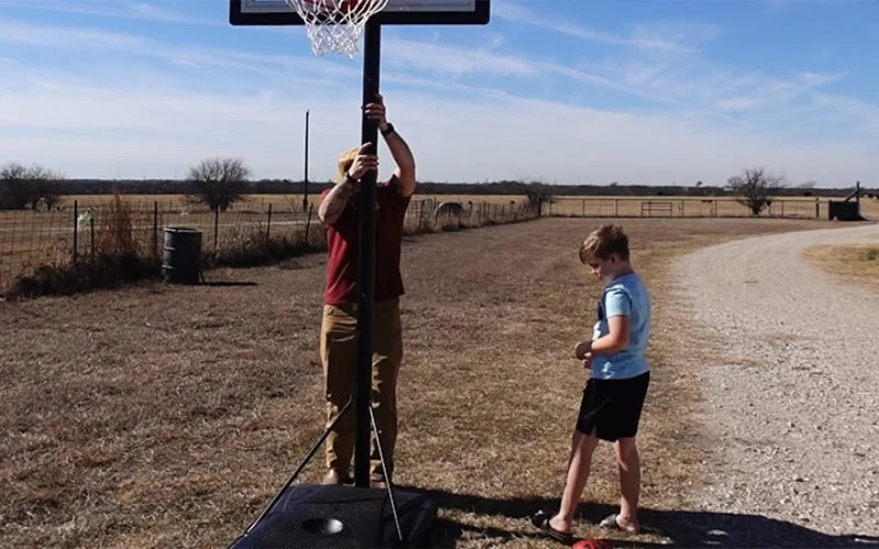 How To Fix Cracked Basketball Hoop Base